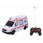 Auto sanitka RC na dálkové olvádání 21 cm
