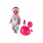 Miminko čurající s příslušenstvím 45cm