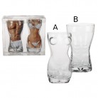 Pivní sklenice - dámské/pánské tělo