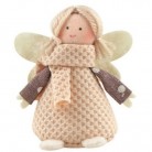  Anděl krémové šaty 9 cm