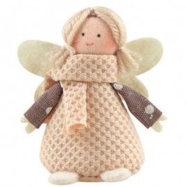  Anděl krémové šaty 9 cm