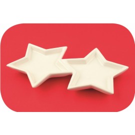 Keramická hvězda k dekoraci 17 cm