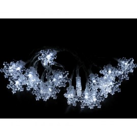 LED světelný řetěz vločky na baterie
