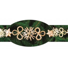 Vánoční řetěz slaměný 2m, TYP - a, č.1