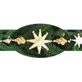 Vánoční řetěz slaměný 2m, TYP - d, č.4