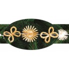 Vánoční řetěz slaměný 2m, TYP - f, č.6