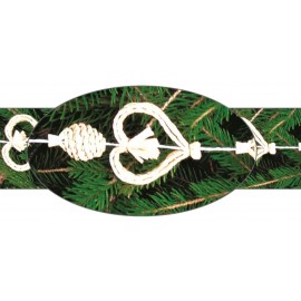 Vánoční řetěz slaměný 2m, TYP - g, č.7