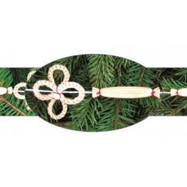 Vánoční řetěz slaměný 2m, TYP - h, č.8