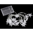 LED světelný řetěz hvězdičky na baterie