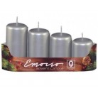 Stříbrné svíčky stupně 4 ks