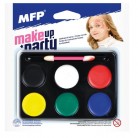Barvy na obličej se štetečkem - 6 barev MFP