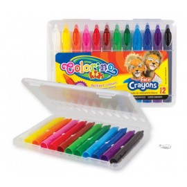 Barvy na obličej 12 barev tvarované COLORINO