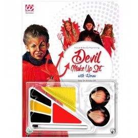 Makeup sada čert s rohy