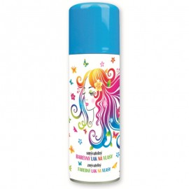 Spray na vlasy neonově modrý