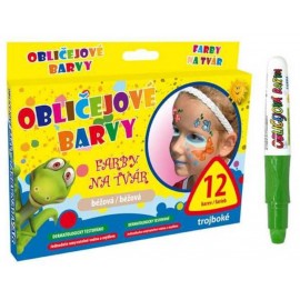 Barva na obličej MFP světle zelená