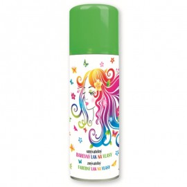 Spray na vlasy neonově zelený