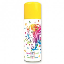 Spray na vlasy neonově žlutý