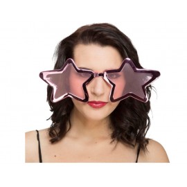 Brýle - Velké růžové hvězdy
