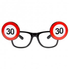 Párty brýle narozeniny dopravní značka - 30 let