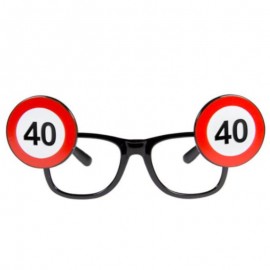 Párty brýle narozeniny dopravní značka - 40 let