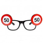 Párty brýle narozeniny dopravní značka - 50 let