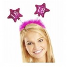 Párty čelenka 18. narozeniny růžová