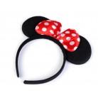 Karnevalová čelenka červená velké puntíky Minnie