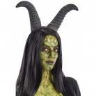 Čertovské rohy černé velké na čelence