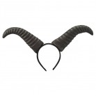 Čertovské rohy černé velké na čelence