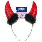 Čelenka rohy červené