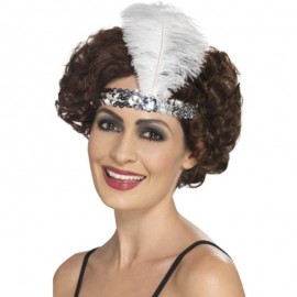 Čelenka charleston - stříbrná