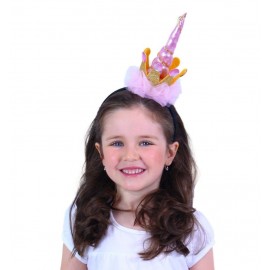 Čelenka jednorožec s korunkou