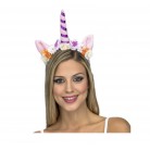 Čelenka - Jednorožec, s květinami