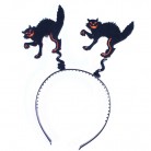 Čelenka kočka (čarodějnice) HALLOWEEN