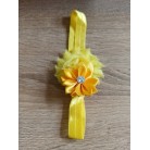 Čelenka pro miminka květy žlutá