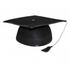 Klobouk "Absolvent" černý se střapcem