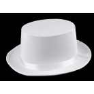 Dekorační klobouk / cylindr k dozdobení bílý