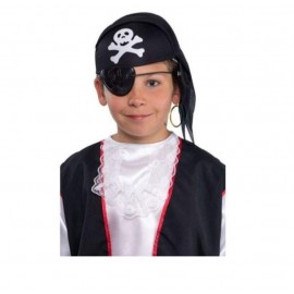Pirátská čepice černá