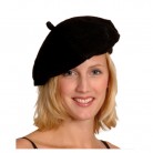 Černá čepice rádiovka (baret)