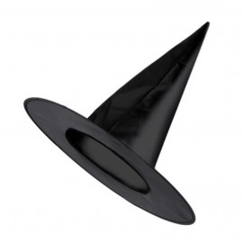 Karnevalový klobouk čarodějnický černý