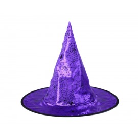 Klobouk čarodějnický fialový dětský