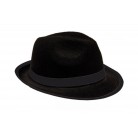 Klobouk Gangster s černou stuhou