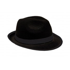 Klobouk Gangster s černou stuhou