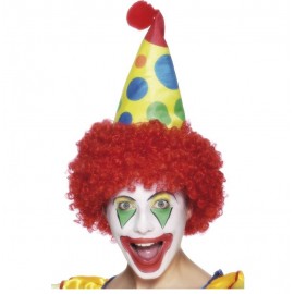 Klobouk Klaun s parukou
