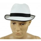 Klobouk Mafián bílý