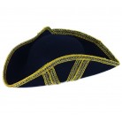 Pirátský klobouk se zlatým lemováním, dospělý