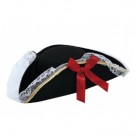 Klobouk - Pirát s bílou krajkou