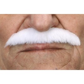 Knír krátký bílý