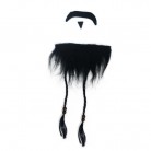 Vousy pirátské s knírem a bradkou