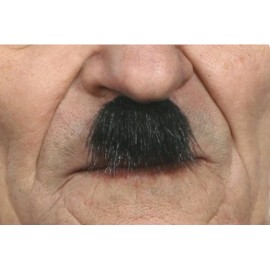 Knír úzký střapatý černý